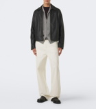 Allude Wool and cashmere zip-up sweater
