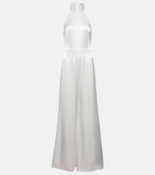 Galvan Bridal Sienna satin jumpsuit