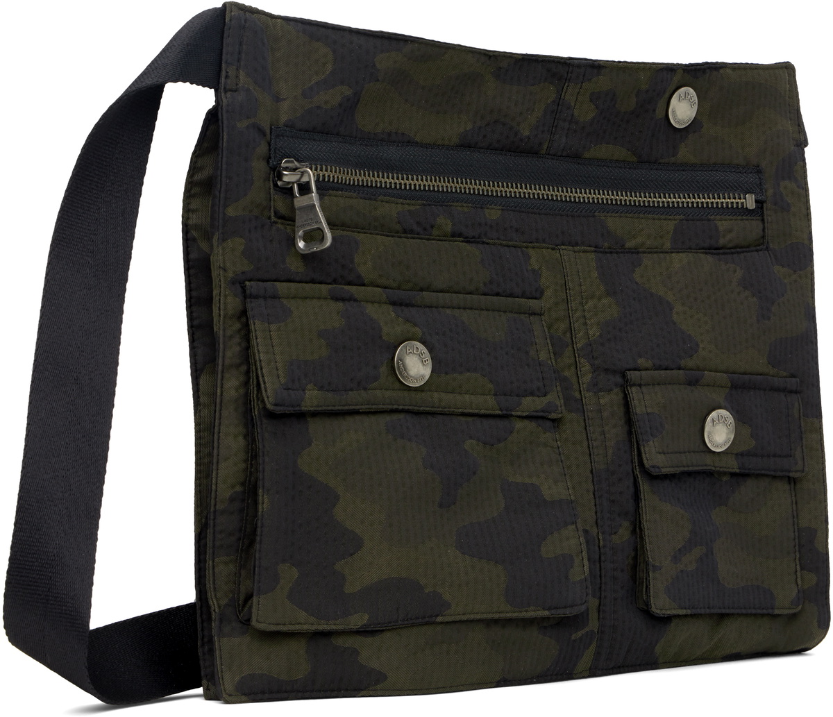 Andersson Bell Khaki 3Way Camouflage Pocket Messenger Bag