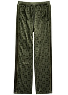 Givenchy Logo-jacquard Velour Sweatpants Green