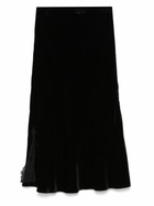 GOLDHAWK - Velvet Midi Skirt