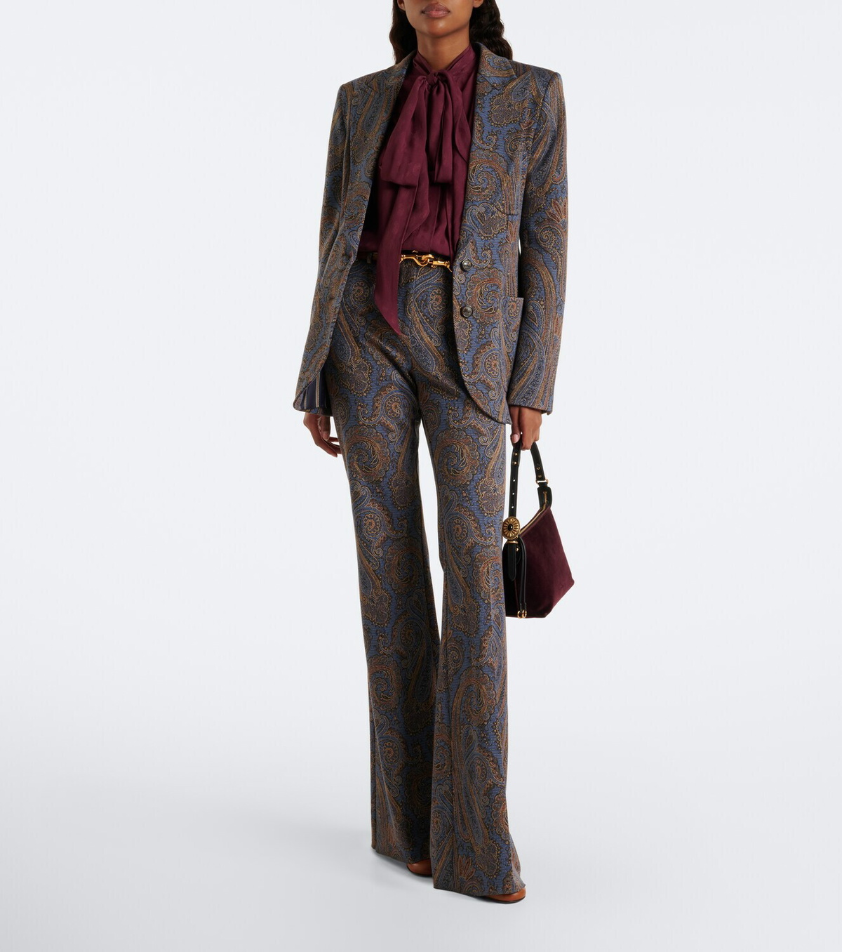Etro Small velvet shoulder bag