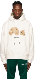 Palm Angels Off-White Bear Hoodie