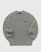 ROTATE Birger Christensen Light Knit Logo Sweater Grey Womens Pullover