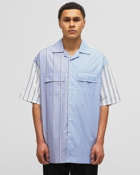 Jw Anderson Relaxed Fit Short Sleeve Shirt Blue - Mens - Shortsleeves