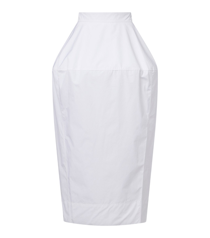 Photo: Róhe Cotton poplin midi skirt