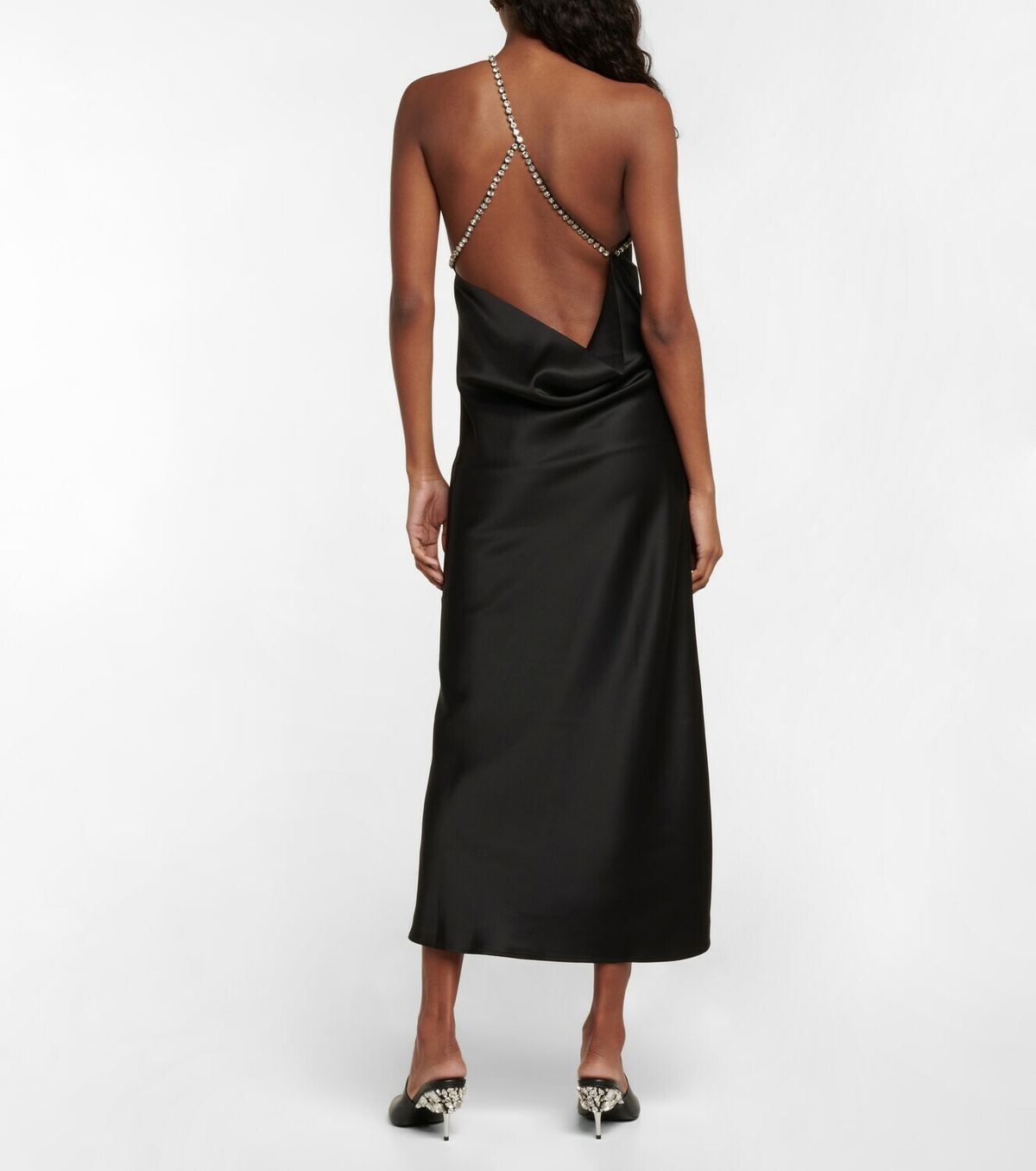 Dodo Bar Or Diana crystal-embellished midi dress