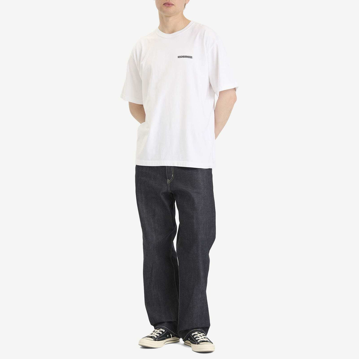 パンツ NEIGHBORHOOD RIGID DENIM DP BASIC PANTS Neighborhood Men's Rigid Denim DP Basic Pants in Indigo Neighborhood