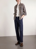 RRL - Cotton-Jacquard Overshirt - Brown