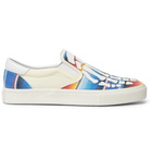 AMIRI - Baja Skel-Toe Canvas and Leather Slip-On Sneakers - Multi