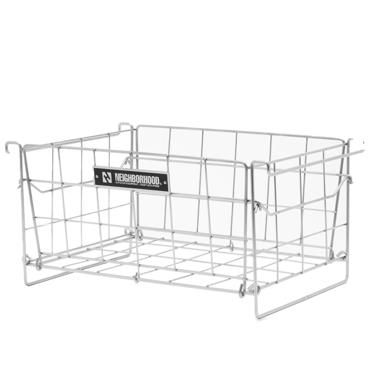 Neighborhood Men's Folding Basket in Silver