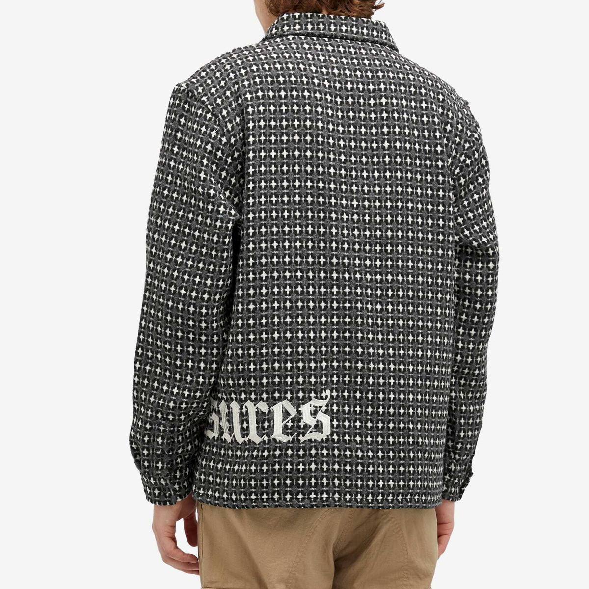 Pleasures Men's Cross Work Shirt in Grey