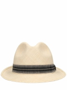 BORSALINO - Trilby Straw Panama Hat