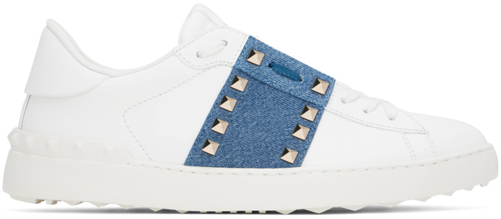 Photo: Valentino Garavani White Rockstud Untitled Sneakers