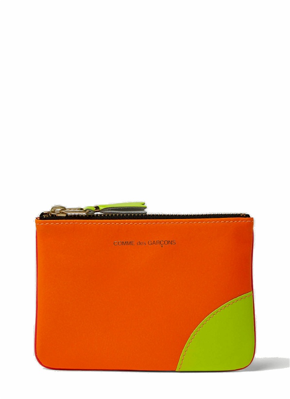 Photo: Super Fluo Zip Wallet in Orange