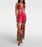 Camilla Printed silk jumpsuit