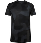 Under Armour - MK-1 Mesh-Panelled Camouflage-Print HeatGear T-Shirt - Black