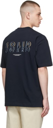 Solid Homme Navy Cotton T-Shirt