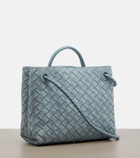 Bottega Veneta Andiamo Small suede top-handle bag