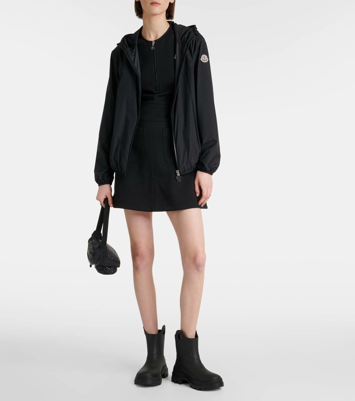 【24SS NEW】MONCLER / Fegeo テクニカル ジャケット / Black Moncler Fegeo technical jacket Moncler