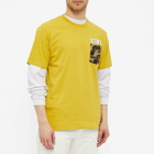 A Bathing Ape Men's Ursus Camo Pocket T-Shirt in Yellow