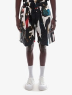 Alexander Mcqueen Bermuda Shorts Multicolor   Mens