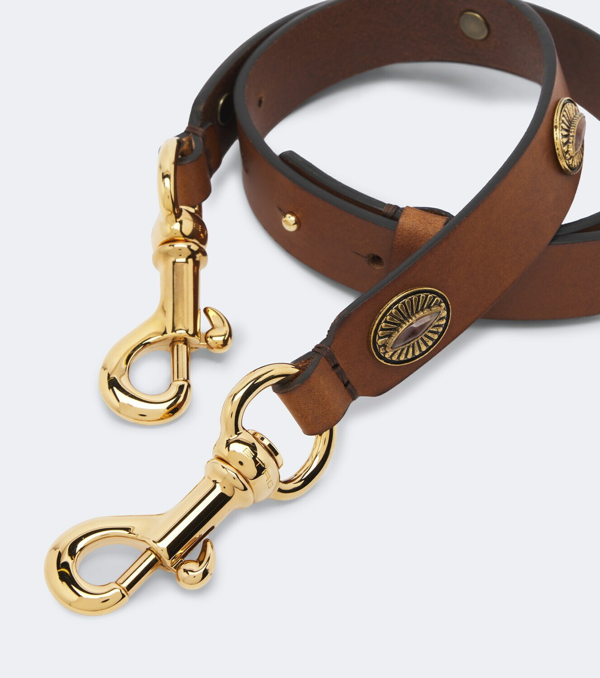 Etro Studded leather belt