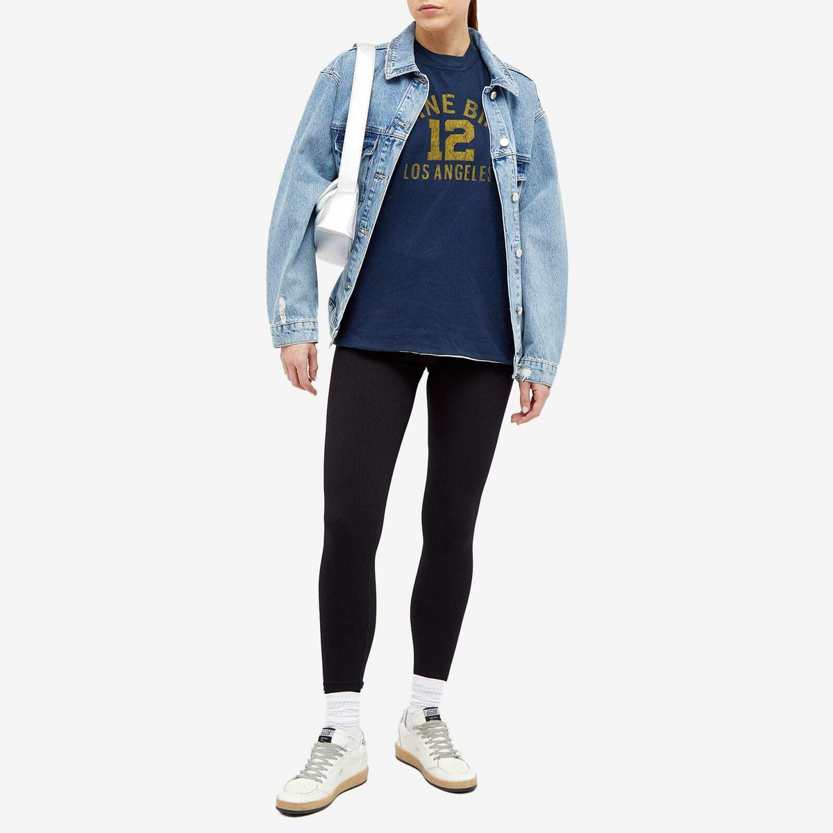Tシャツ・カットソー ANINE BING T-SHIRTS MULTI Anine Bing Women's Toni Reversible T-Shirt in Multi ANINE BING