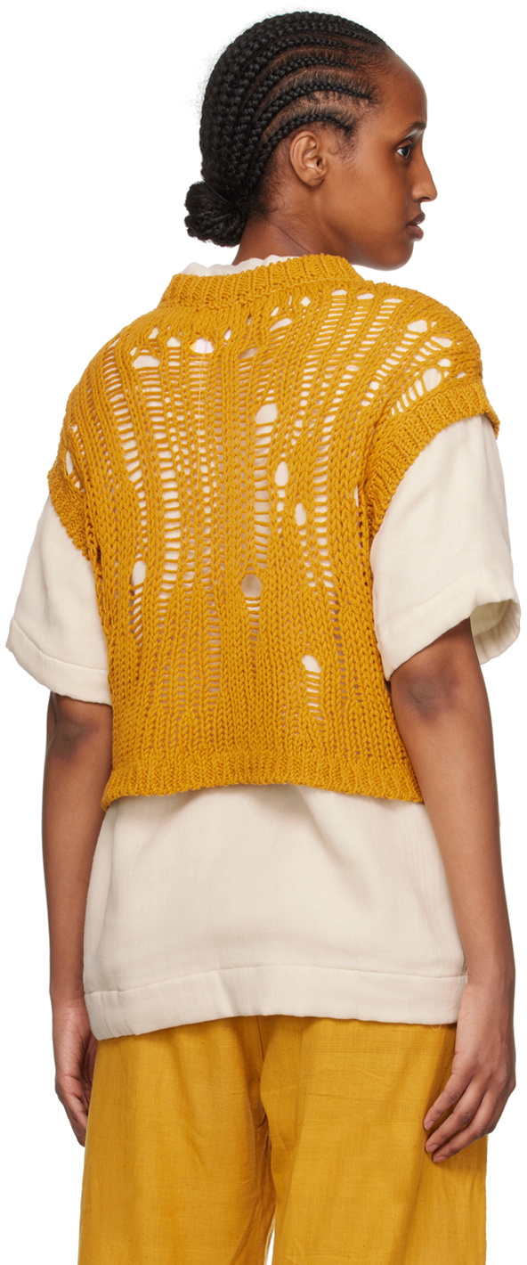 AIREI Yellow Laddering Vest