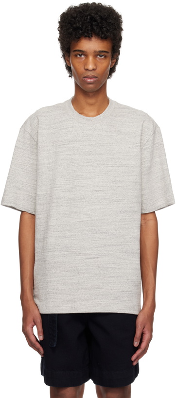 Photo: Róhe Gray Mouliné Jersey T-shirt