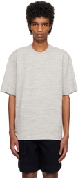 Róhe Gray Mouliné Jersey T-shirt