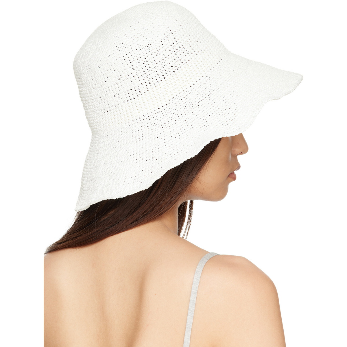 TOTEME White Woven Sun Beach Hat