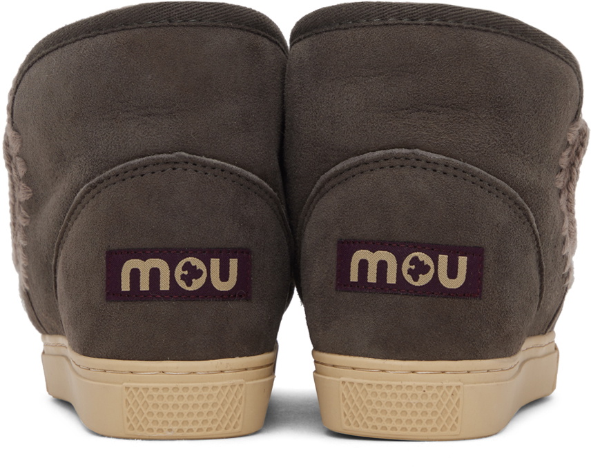 Mou Gray Stitch Boots