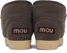 Mou Gray Stitch Boots