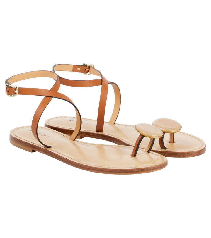 Photo: Amanu Kigali embellished leather sandals