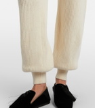 Loro Piana Juniper ribbed-knit cashmere sweatpants
