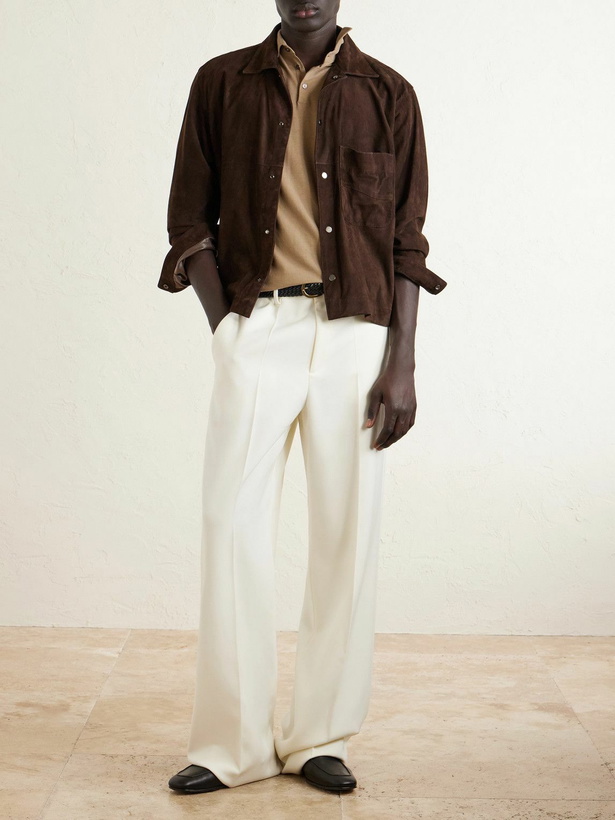 Photo: Slowear - Organic Cotton Polo Shirt - Brown
