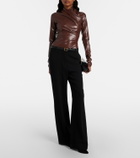 Mugler Draped bodysuit