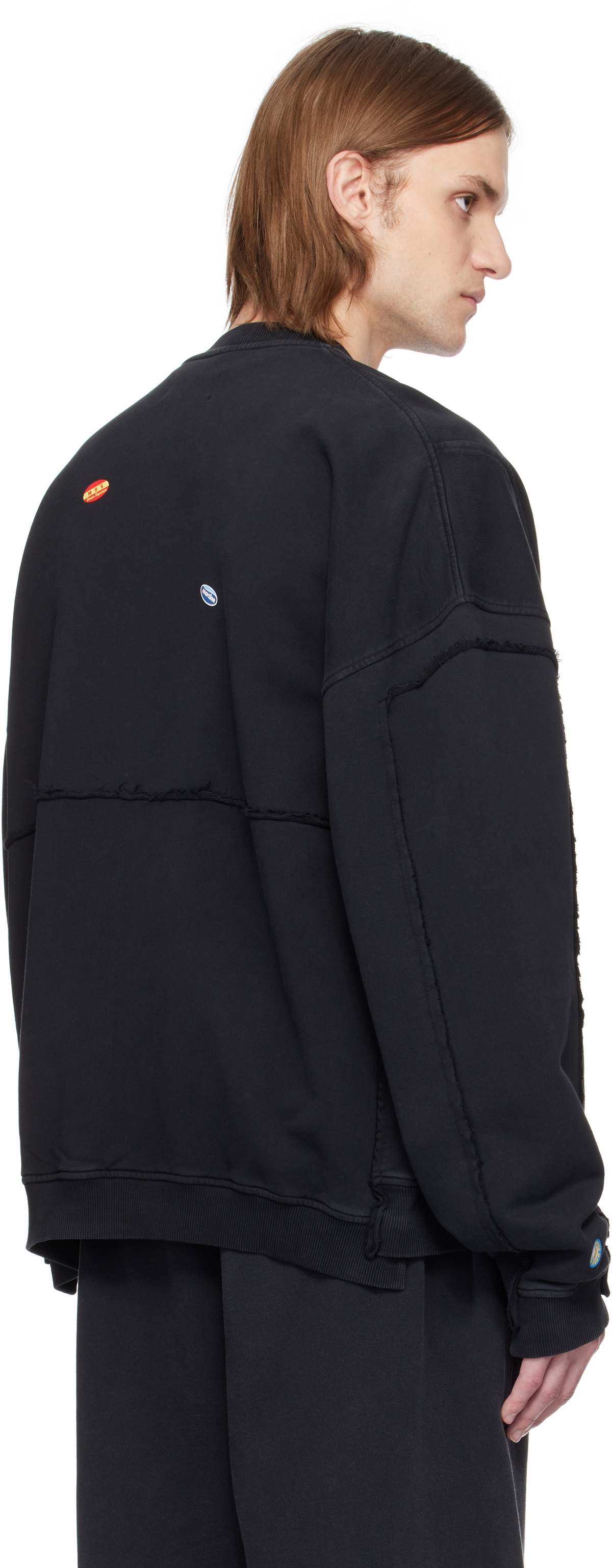 Martine Rose Black Zip Up Track Jacket Martine Rose