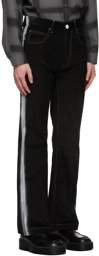 Marni Black Corduroy Airbrushed Trousers