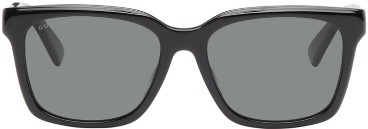 Photo: Gucci Black Square Sunglasses