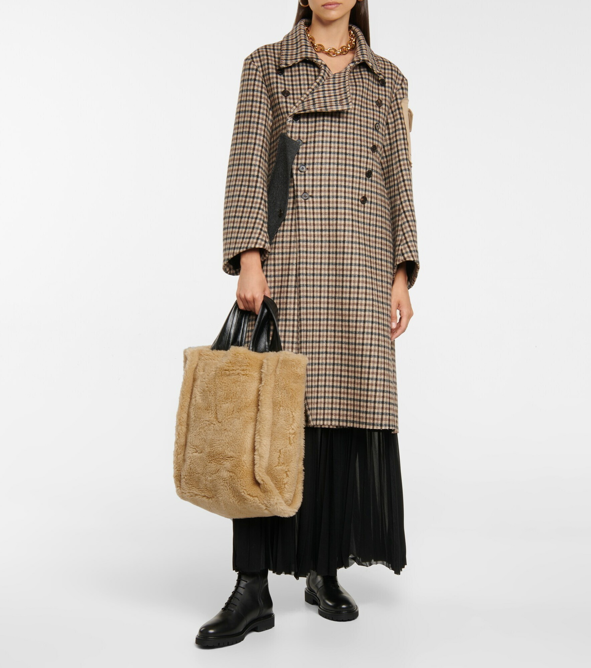 Stand Studio - Leia faux fur tote