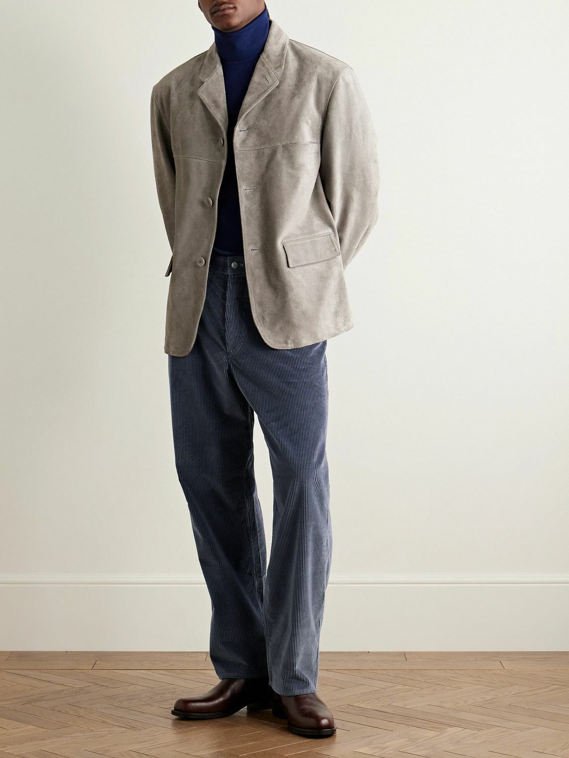 Paul Smith - Straight-Leg Cotton-Corduroy Trousers - Blue
