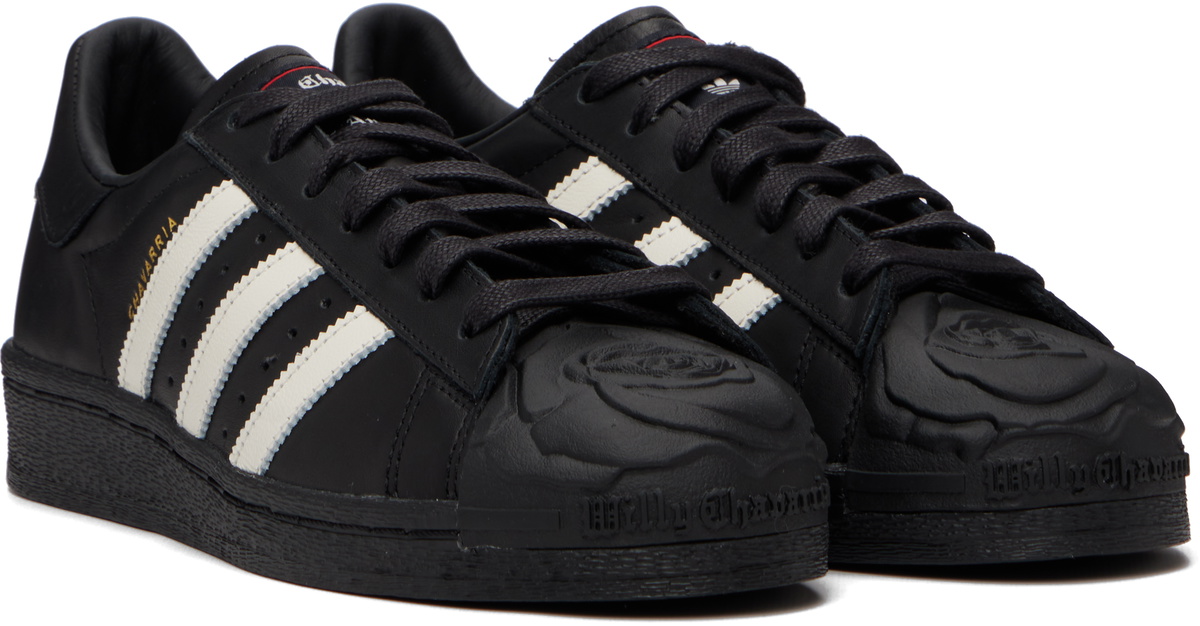 WILLY CHAVARRIA Black adidas Originals Edition Chavarria Superstar Sneakers