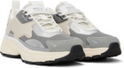 Maison Kitsuné Gray & Beige Sora Sneakers