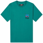 Tired Skateboards Men's Tipsy Mouse Embroidered T-Shirt in Green