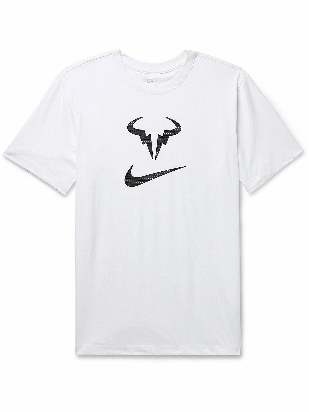Photo: Nike Tennis - NikeCourt Rafa Dri-FIT Tennis T-Shirt - White