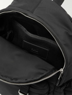 AMI PARIS - Logo-Appliquéd Leather-Trimmed Neoprene Backpack