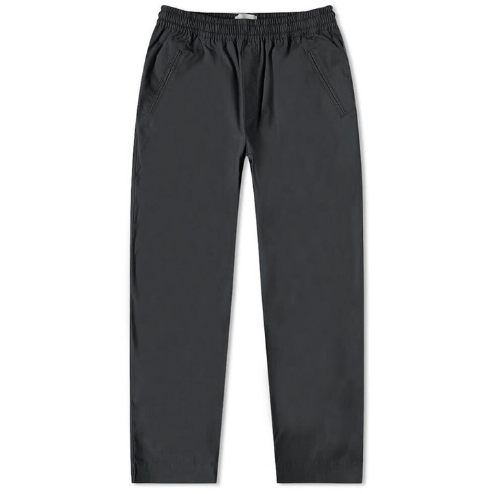 Photo: Folk Men's Drawcord Assembly Pant in Charcoal Moleskin