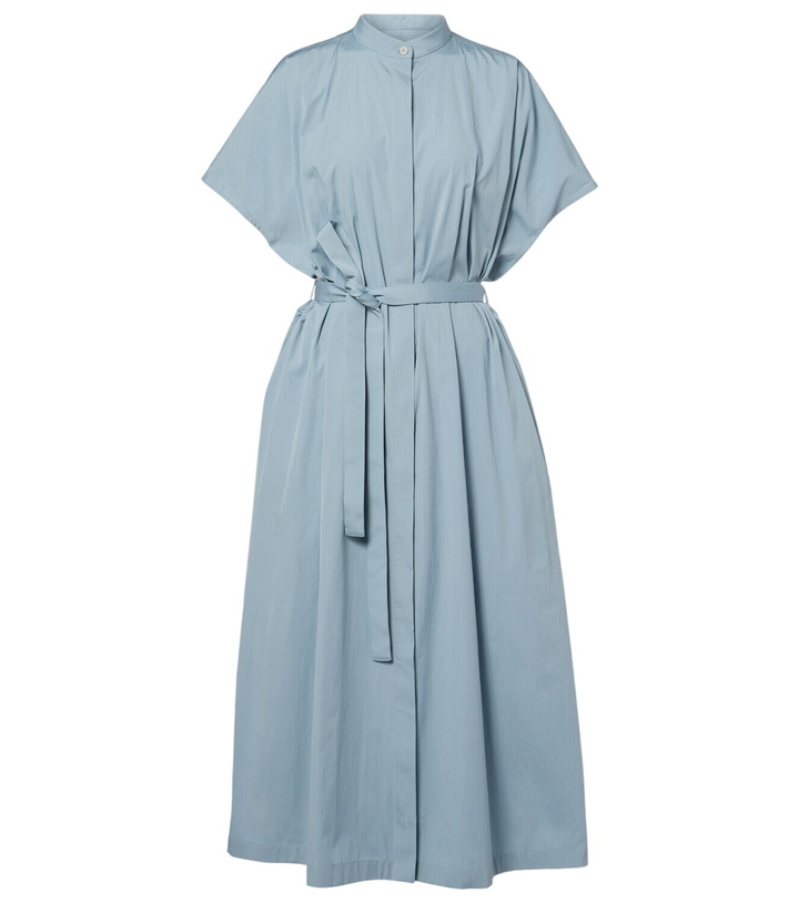 Photo: Jil Sander Belted cotton poplin shirt dress